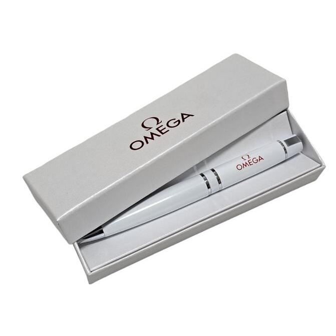 OMEGA 新品同様 オメガ ボールペン 筆記用具 文房具 ホワイト OMEGA 新品同様 オメガ ボールペン 筆記用具 文房具 ホワイト