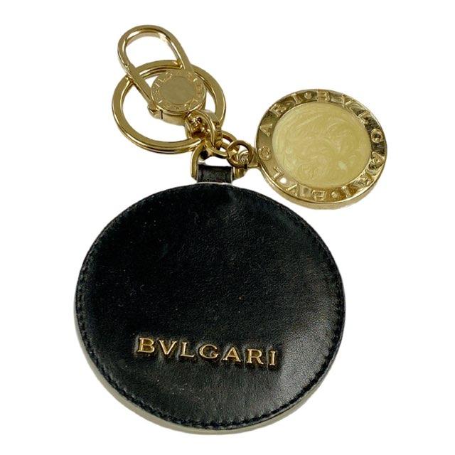 BVLGARI ブルガリ　キーリング　キーホルダー　ブラック　ゴールド色 BVLGARI（ブルガリ） キーリング キーホルダー ブルガリブルガリ