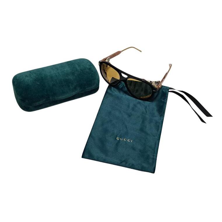 GUCCI（グッチ） サングラス カバー付き GG マーブル ティアドロップ