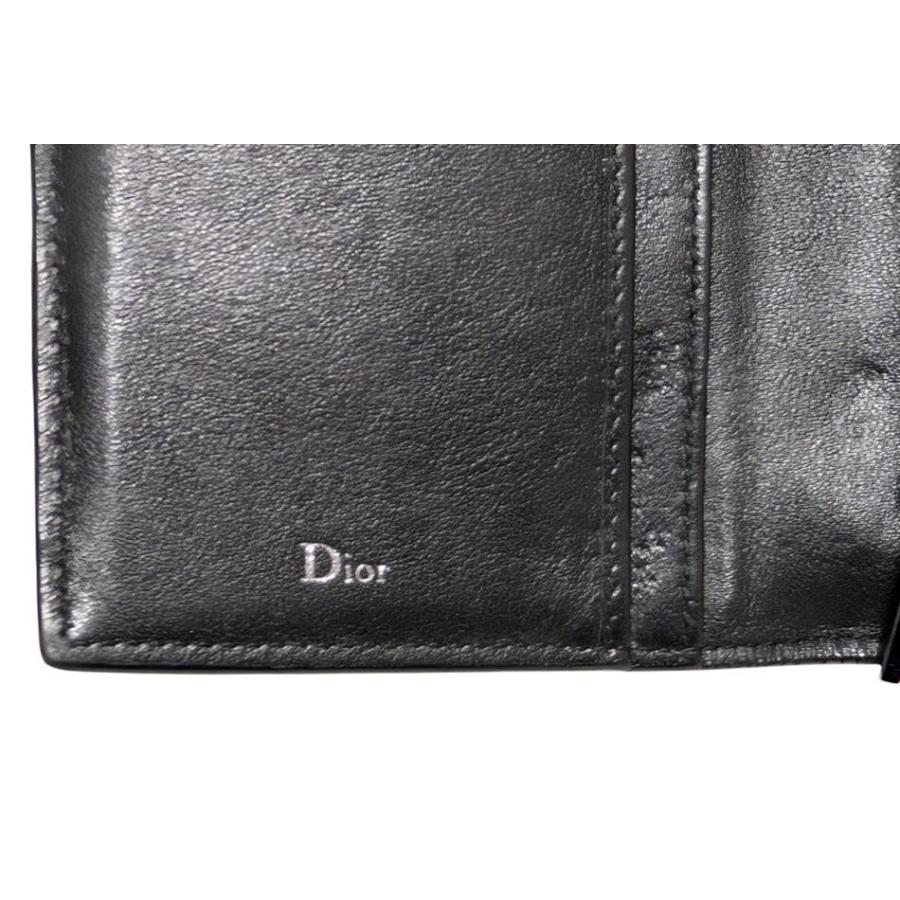 Christian Dior ディオールオム Bee 長財布 型押し レザー Christian Dior ディオールオム Bee 長財布 型押し レザー