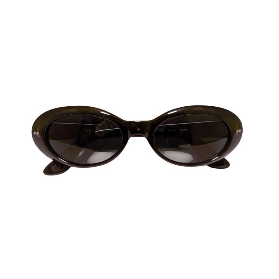 GUCCI 新品同様 グッチ サングラス オーバル GG2413 ブラウン系 GUCCI 新品同様 グッチ サングラス オーバル GG2413 ブラウン系