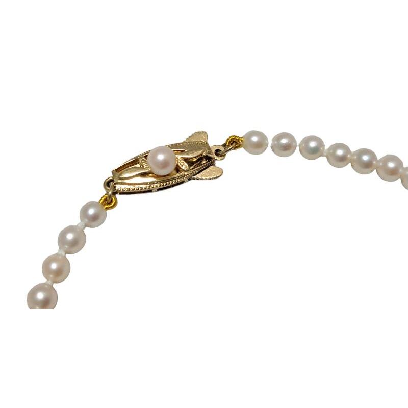 MIKIMOTO ミキモト 真珠 ネックレス チョーカー K14クラスプ M MIKIMOTO ミキモト 真珠 ネックレス チョーカー K14クラスプ M