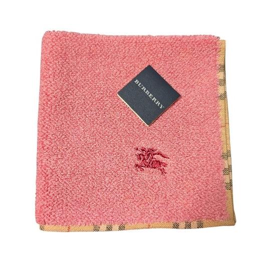 BURBERRY（バーバリー） 未使用 ハンドタオル ピンク ミニタオル