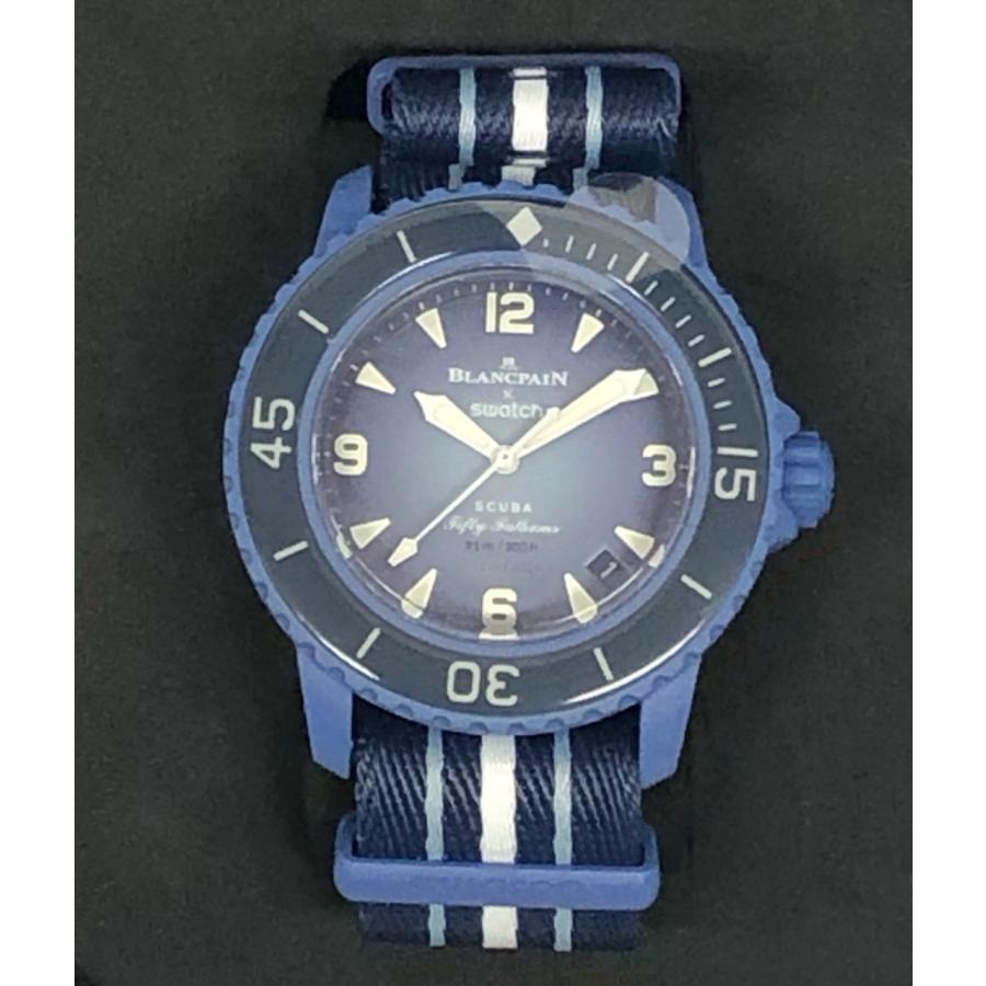 新品未使用 ブランパン スウォッチ Blancpain Swatch スキューバ 