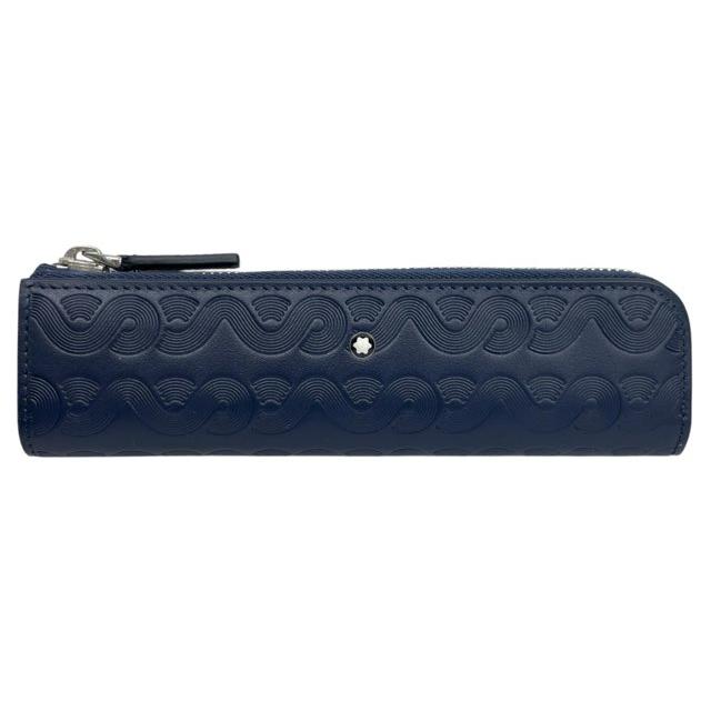 新品未使用品 MONTBLANC モンブラン ラウンドジップ ペンケース