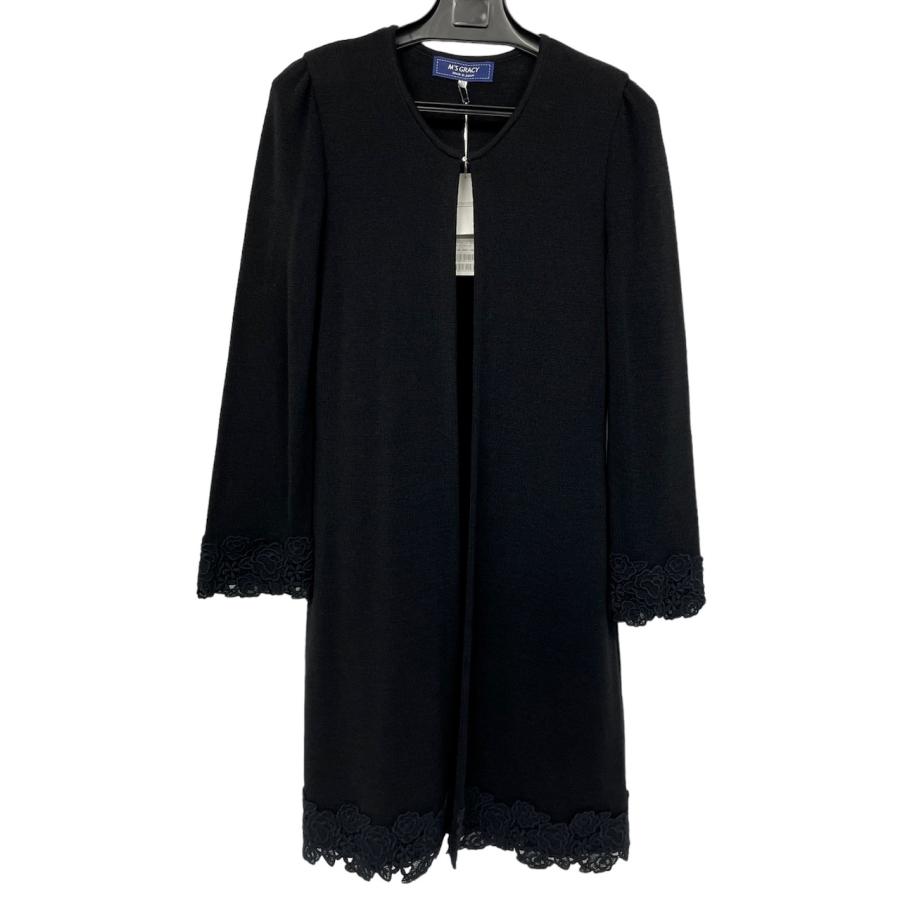 未使用 エムズグレイシー ロングカーディガン トップス ビジュー