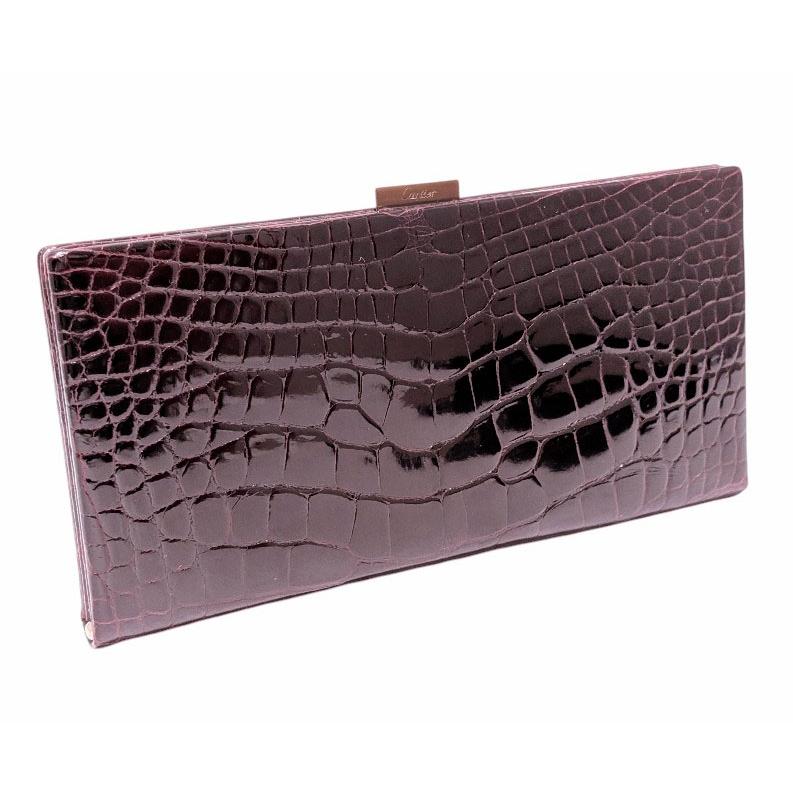 Cartier（カルティエ） 未使用 長財布 クロコダイル レザー がま口