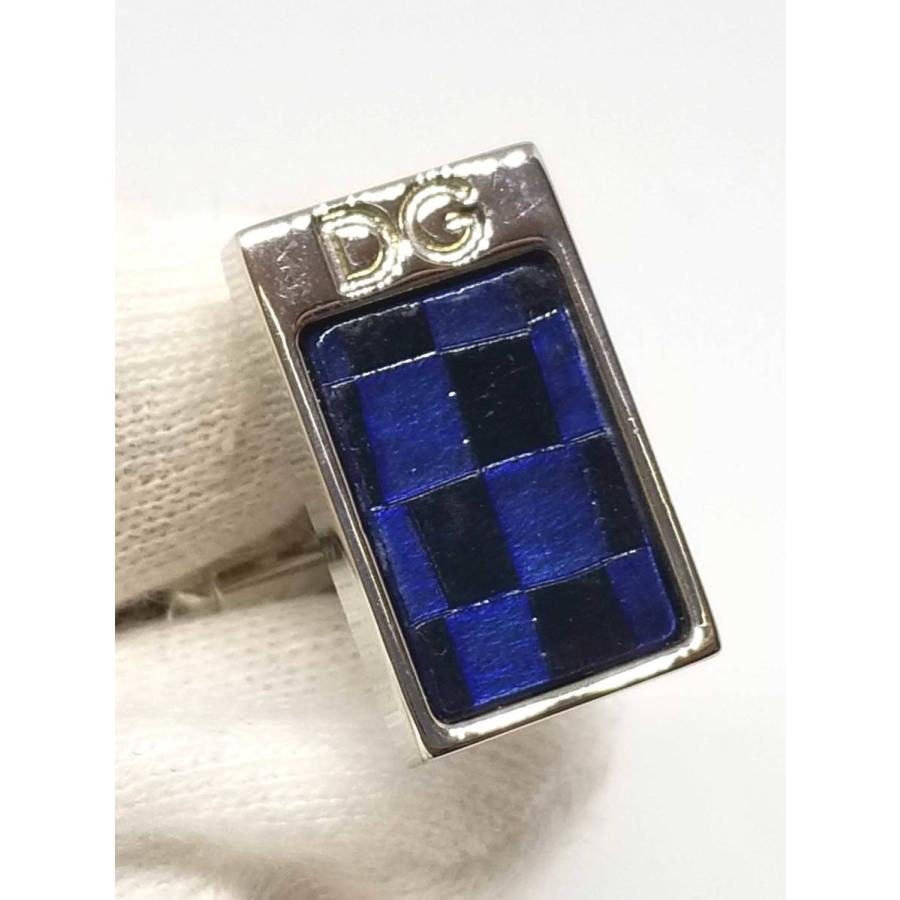 DOLCE&GABBANA ドルチェ＆ガッバーナ カフス カフリンクス ブルー  