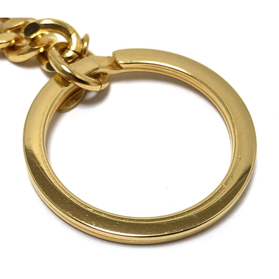 CHANEL 美品 シャネル キーホルダー 球体 パール キーリング ココ 