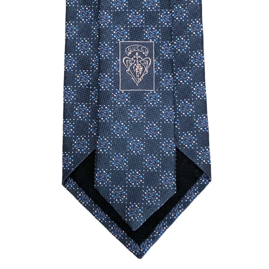 未使用 グッチ ネクタイ 国内タグ付き ブロック スクエア Gg ネイビー ブルー 紺 シルクネクタイ メンズ シルク 100 Gg柄 Gucci ブランディールyahoo ショップ 通販 Yahoo ショッピング