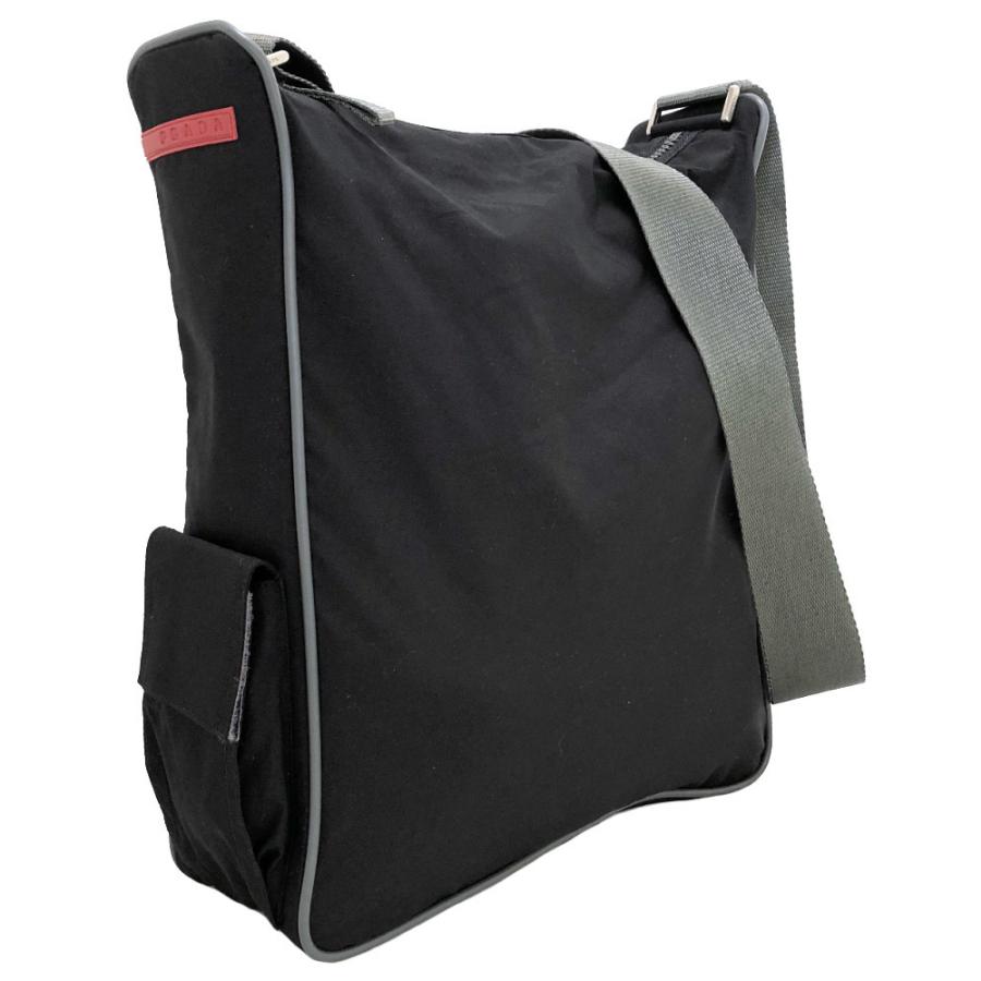 プラダ ショルダーバッグ プラダスポーツ 4VA111 ブラック 斜め掛け  