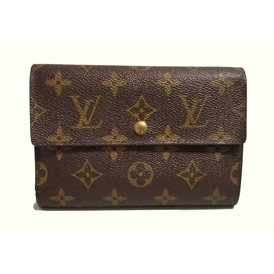ルイヴィトン 財布 モノグラム パピエ 三つ折り財布 Ｍ61202 ＬＶ LOUIS VUITTON ルイ・ビトン ルイ・ヴィトン ルイビトン 【中古】 LOUIS VUITTON（ルイ・ヴィトン） 財布 モノグラム パピエ 三つ折り