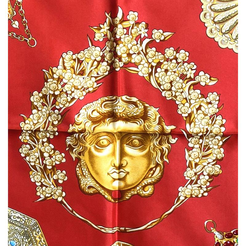 HERMES 未使用 エルメス カレ 90 大判 スカーフ シルク KOSMIMA 