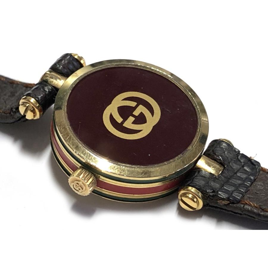 GUCCI グッチ 腕時計 レディース シェリー ダークブラウン 革 GUCCI グッチ 腕時計 レディース シェリー ダークブラウン 革