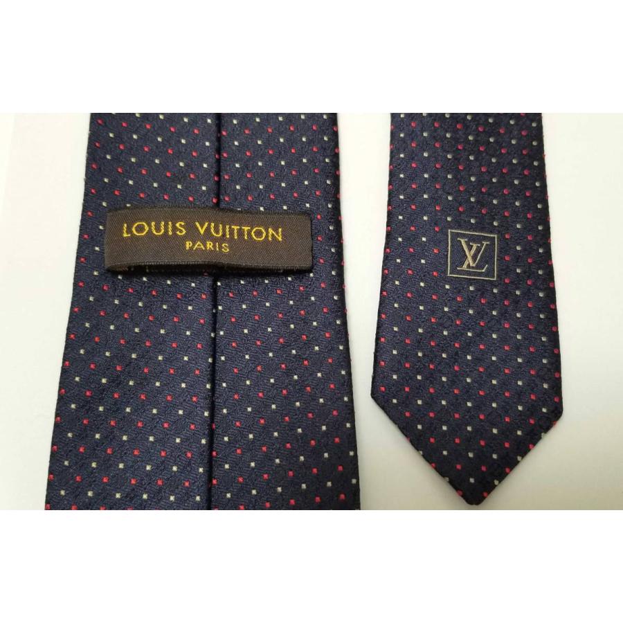 LOUIS VUITTON 新品同様 ルイヴィトン ネクタイ ドット LOUIS VUITTON 新品同様 ルイヴィトン ネクタイ ドット