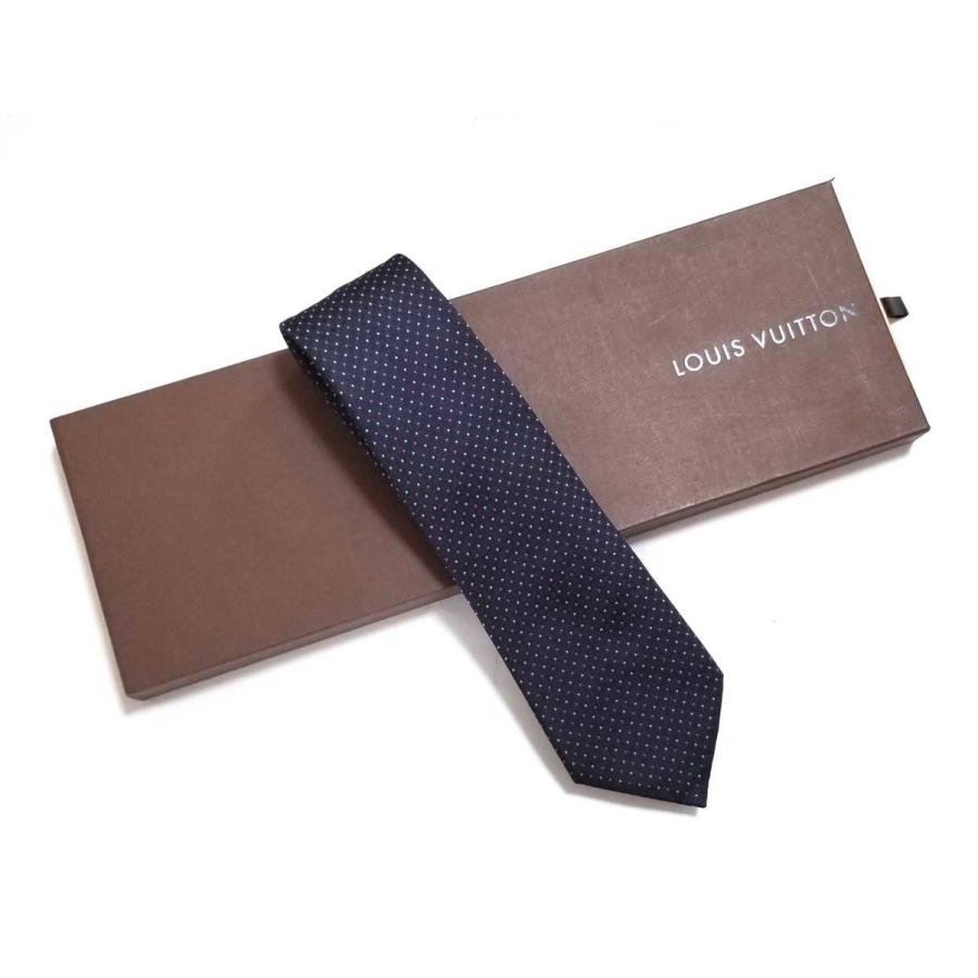 LOUIS VUITTON 新品同様 ルイヴィトン ネクタイ ドット LOUIS VUITTON 新品同様 ルイヴィトン ネクタイ ドット