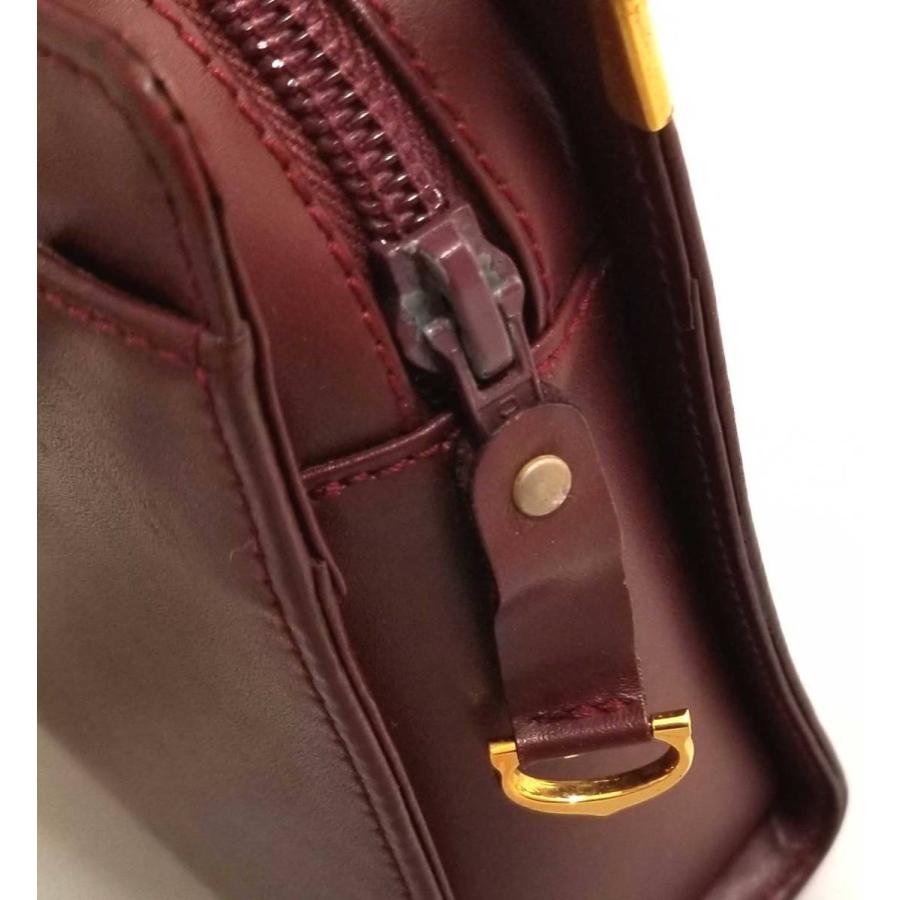 カルティエ セカンドバッグ メンズ マスト バッグ ２C ボルドー C２