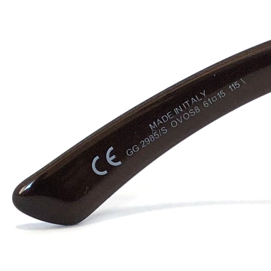 GG 新品同様 グッチ サングラス GG2985 ブラウン ラインストーン GG 新品同様 グッチ サングラス GG2985 ブラウン ラインストーン