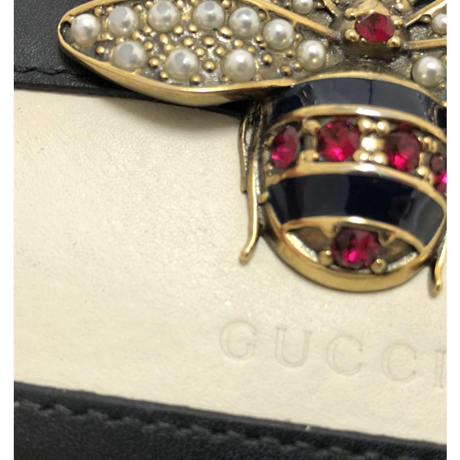 GUCCI グッチ 二つ折り コンパクト 財布 Bee 476072 クイーン 