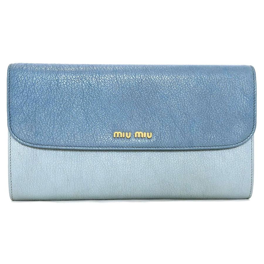 新品同様 ミュウミュウ クラッチウォレット ポーチ2個付き 大型 長財布 クラッチバッグ オーガナイザー miu miu（ミュウミュウ） 新品同様 クラッチウォレット 大型 長財布