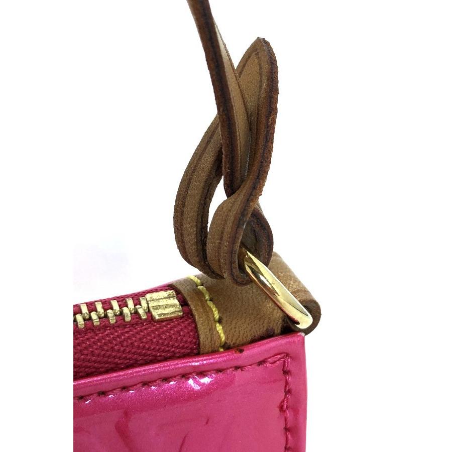 美品 ルイヴィトン ポーチ レキシントン ヴェルニ ピンク M91223 