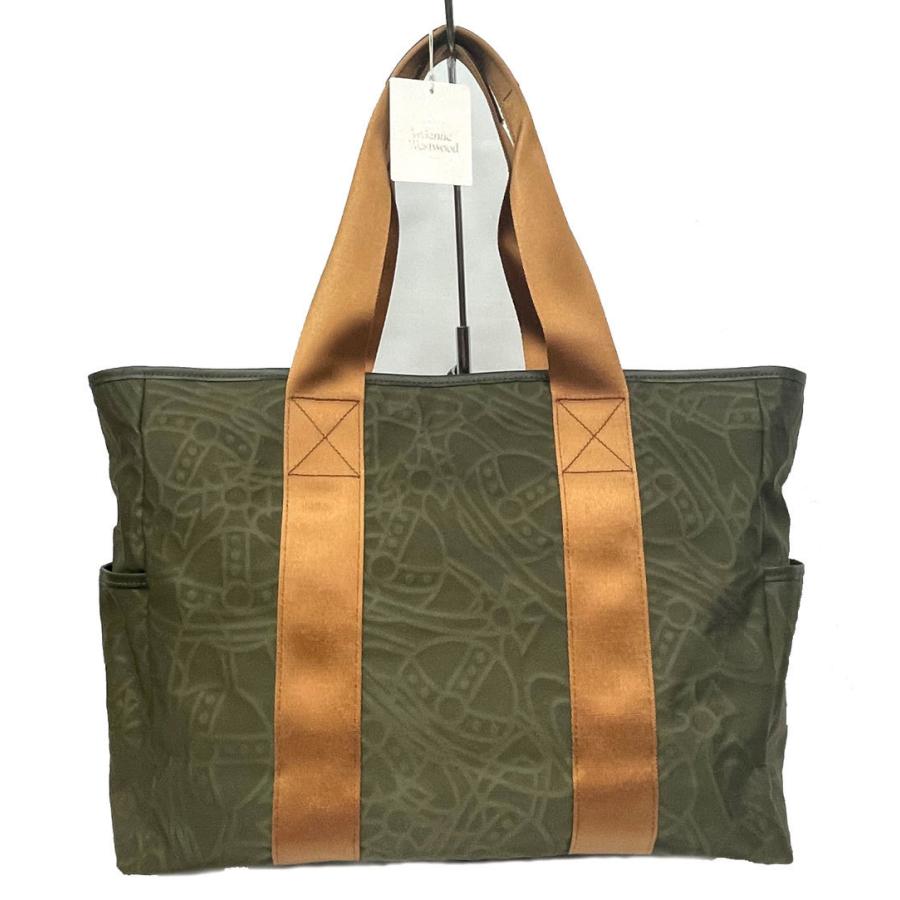 ヴィヴィアンウエストウッド トートバッグ オーヴ カーキ ヴィヴィアン