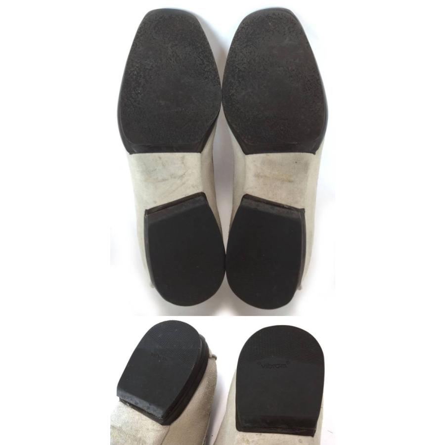 フェラガモ レザー シューズ 靴 スエード タッセル スウェード #6 24.5