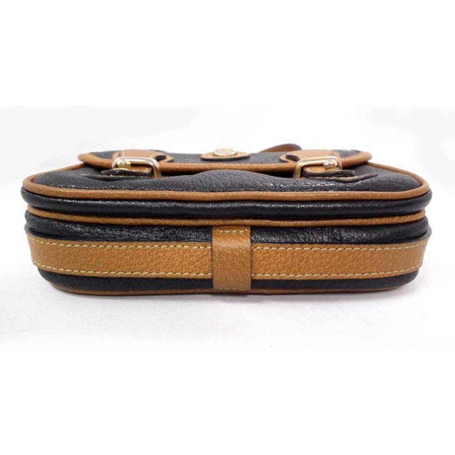 FONTANA DI TREBBIA フォンタナ 本革 レザー ショルダーバッグ - バッグ