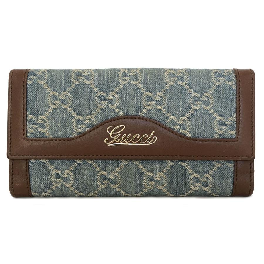 Gucci GGロゴ デニム 長財布