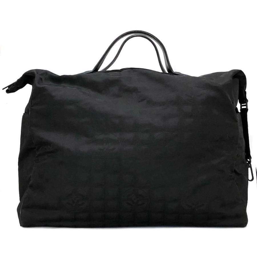 CHANEL シャネル ニュートラベルライン ボストンバッグ ブラック 