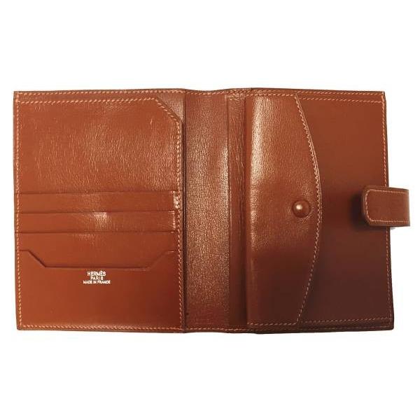 エルメス 財布 ジュラ 二つ折り財布 ブラウン メンズ 茶色 