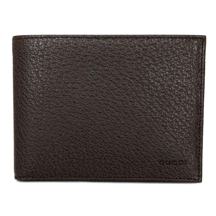 未使用 グッチ 財布 札入れ レザー ブラウン メンズ ダークブラウン 茶色 こげ茶 二つ折り コンパクト アウトレット ほぼ新品 紳士用 Gucci F ブランディールyahoo ショップ 通販 Yahoo ショッピング