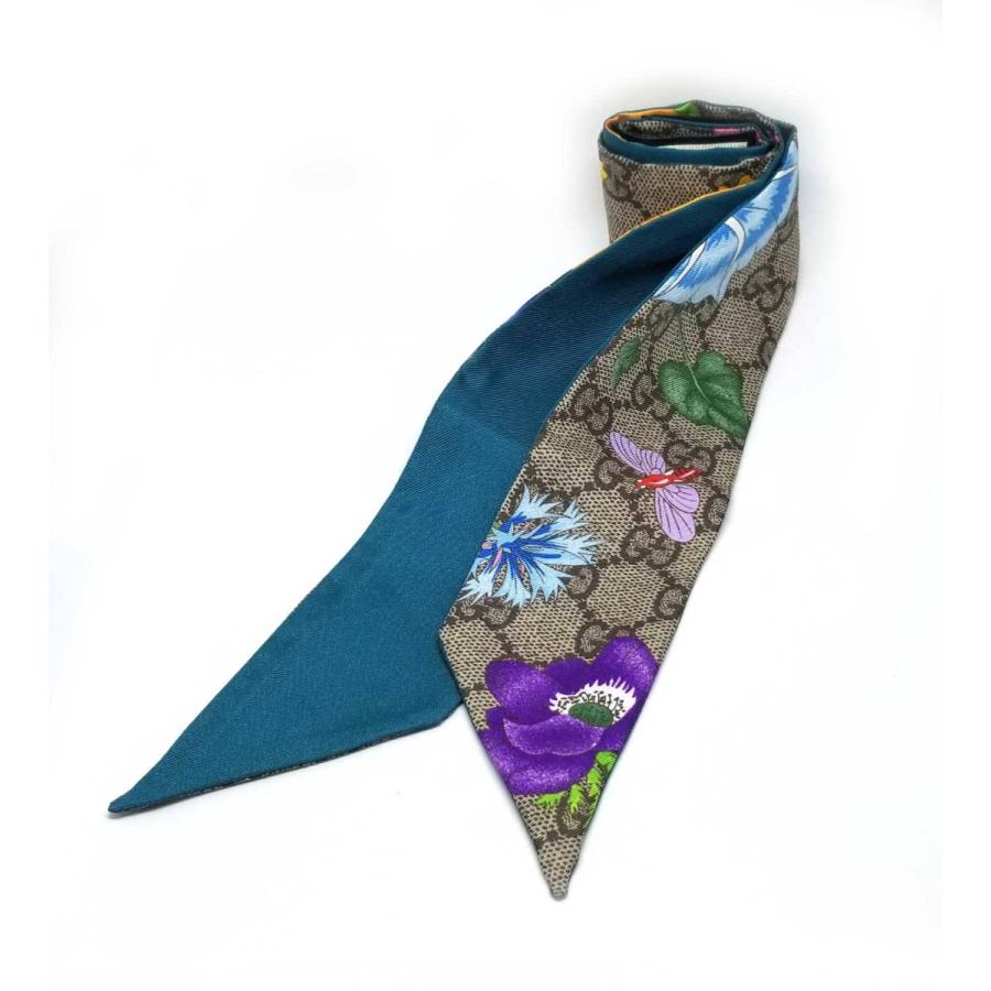 待望 新品 GUCCI グッチ GG ネックボウ スカーフ flowerGarden