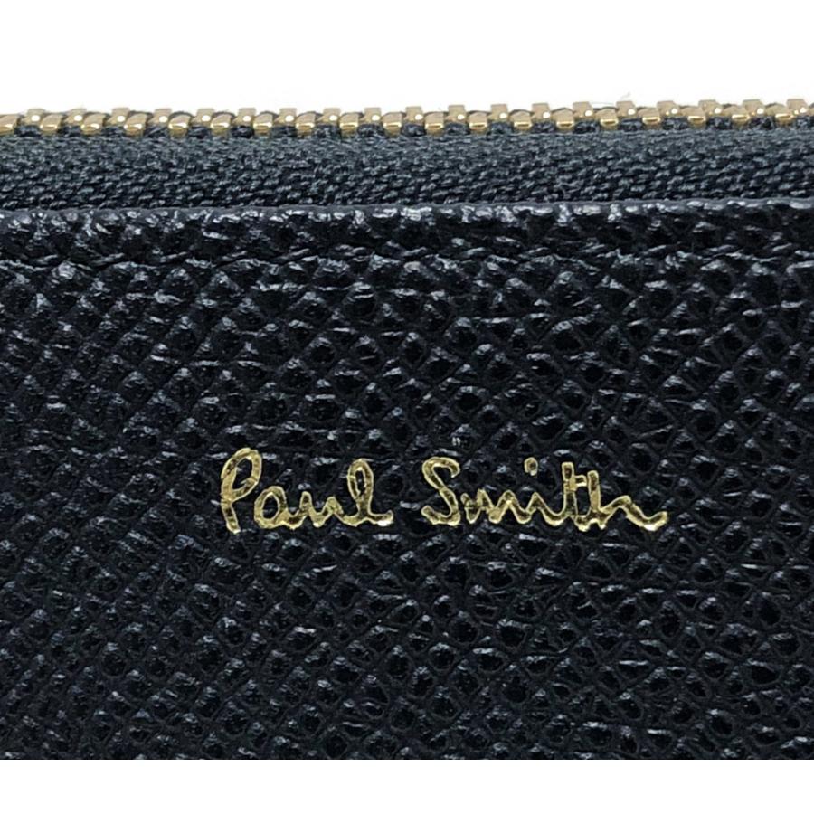 未使用 ポールスミス 長財布 型押し レザー PWD305 L字ファスナー 財布