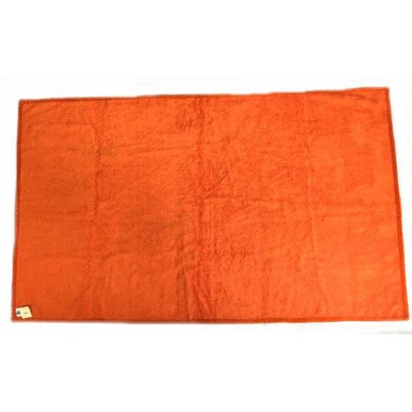 未使用 エルメス 大判 ビーチタオル アザラシ柄 オレンジ系  