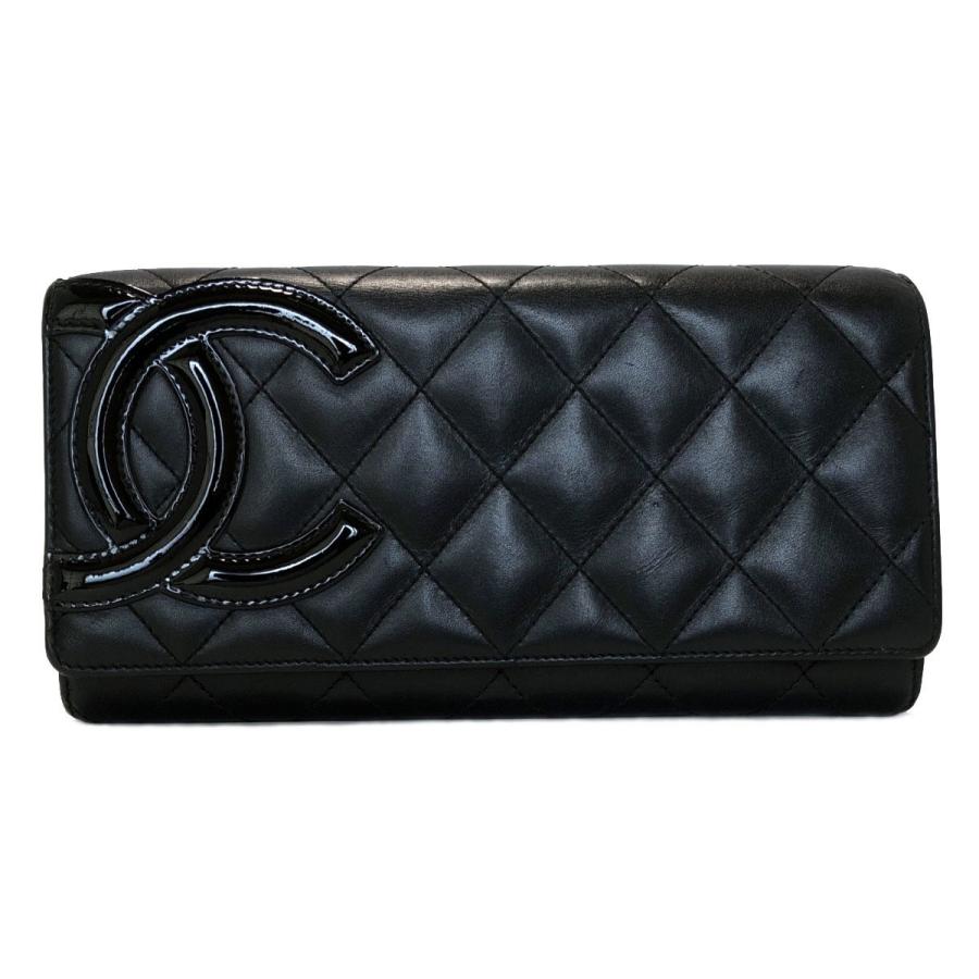 CHANEL シャネル カンボンライン 長財布 A46643 財布 カンボン 