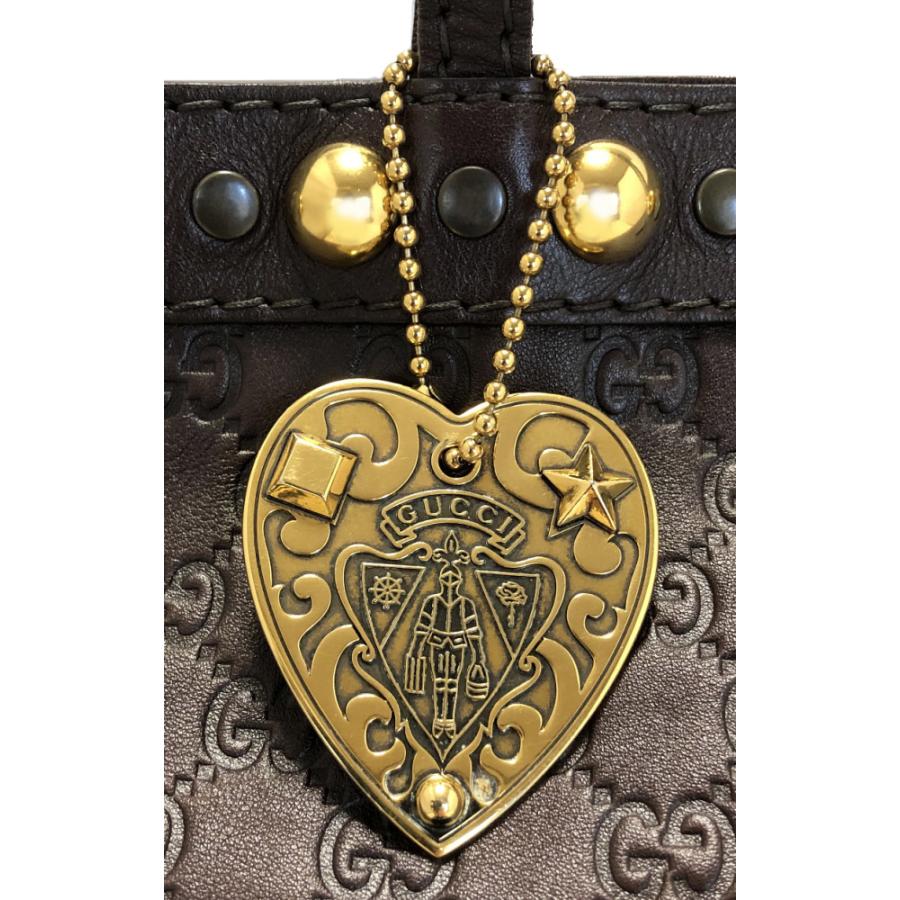 GUCCI 良好 グッチ トートバッグ 207291 ショルダーバッグ レザー GG 
