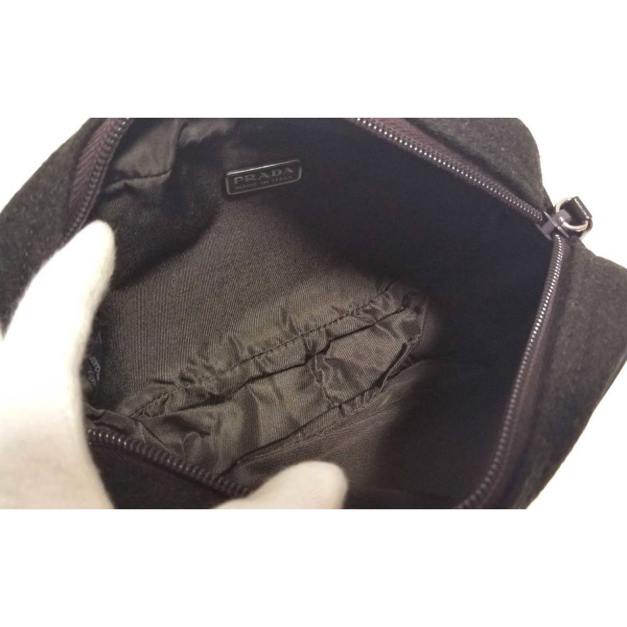 PRADA 新品同様 プラダ ポーチ ウール プラダスポーツ メンズ  