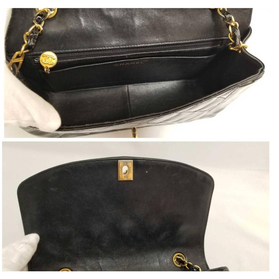 CHANEL シャネル マトラッセ チェーンショルダーバッグ ブラック CHANEL シャネル マトラッセ チェーンショルダーバッグ ブラック