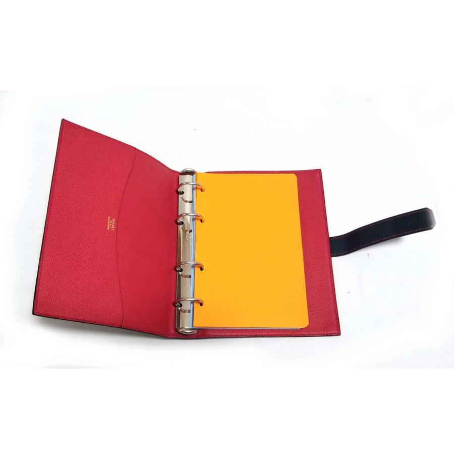 HERMES 美品 エルメス 手帳カバー A5サイズ A5 大きめ 4穴 