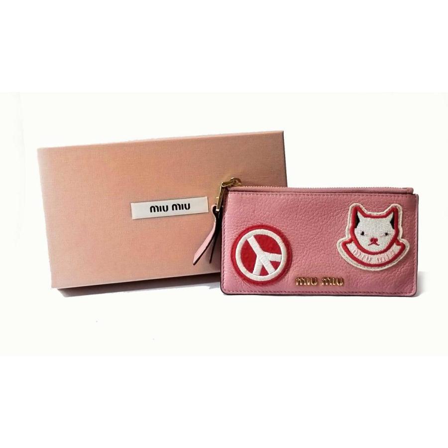 miu ミュウミュウ コインケース カードケース 小銭入れ レザー miu ミュウミュウ コインケース カードケース 小銭入れ レザー