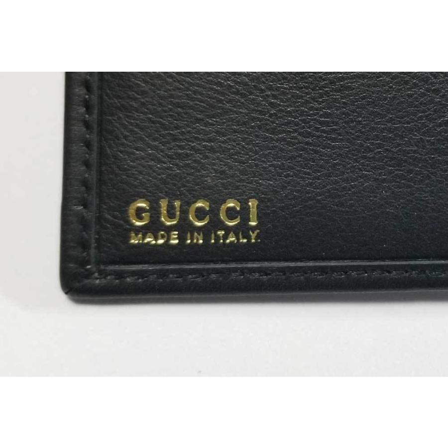 GUCCI（グッチ） 長財布 レザー バンブー 財布 ブラック 黒 レディース
