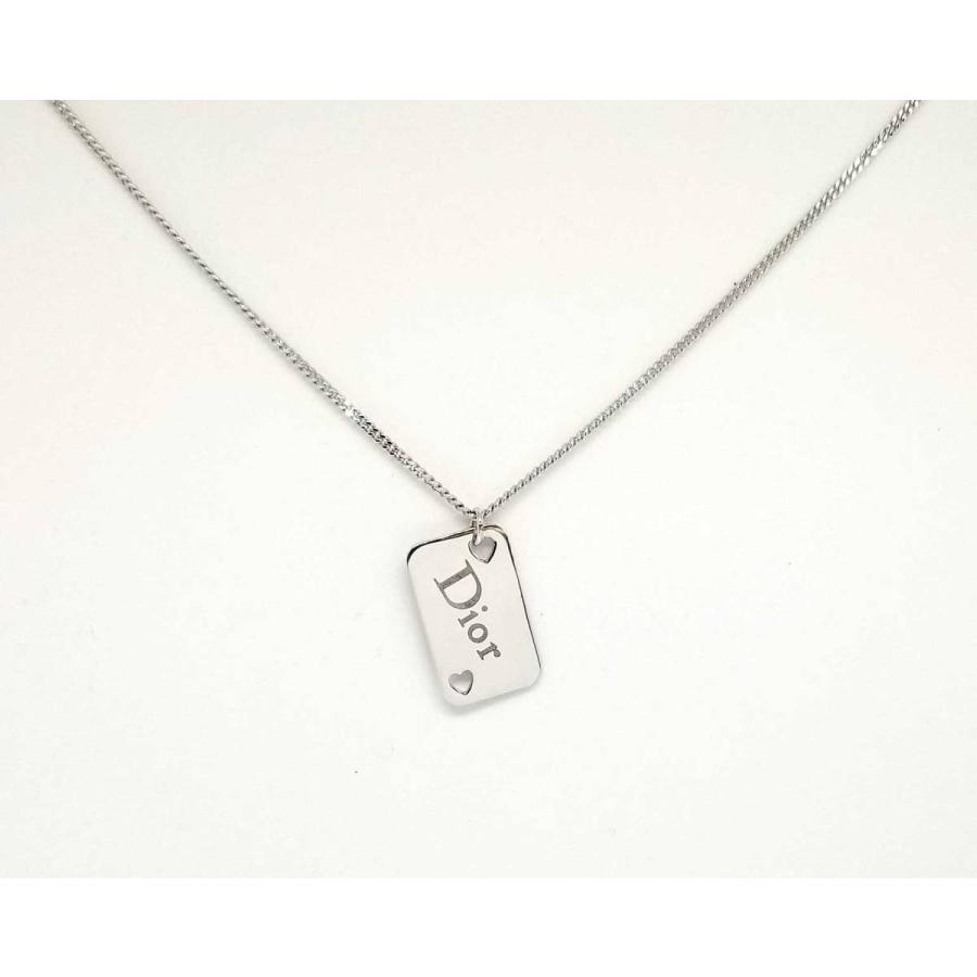 クリスチャンディオール ネックレス ハート プレート ペンダント シルバー メタル製 Cd アクセサリー Dior L ブランディールyahoo ショップ 通販 Yahoo ショッピング