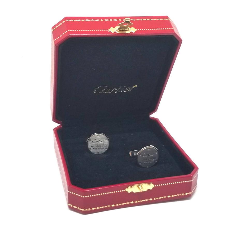 カルティエ カフス ウォーター レジスタント デコール ロゴ シルバー