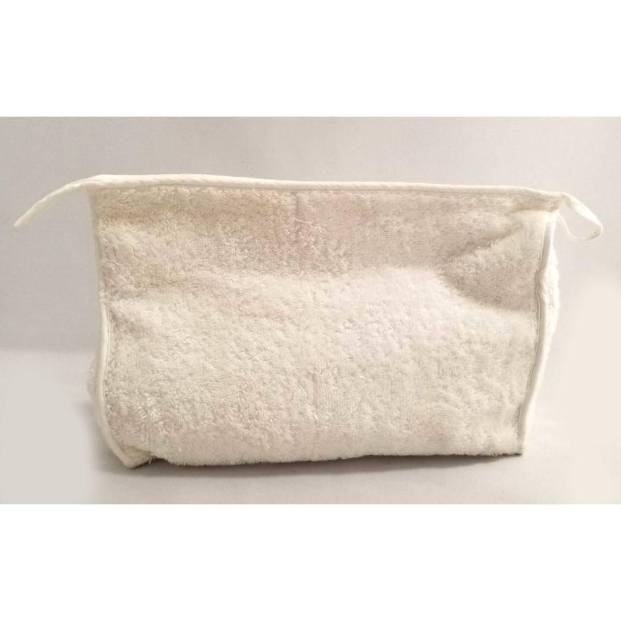 HERMES タオル地ポーチ