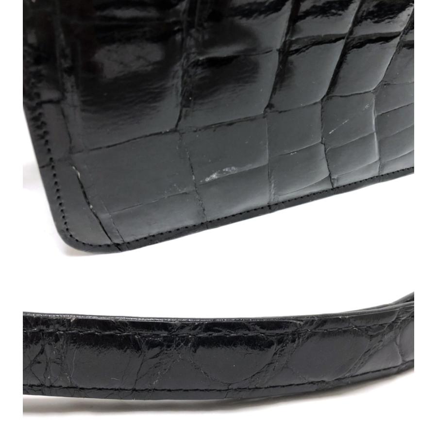 クレッシェンド Crescendo クロコ ショルダーバッグ 2WAY クレッシェンド Crescendo クロコ ショルダーバッグ 2WAY