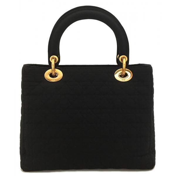 クリスチャンディオール レディディオール ハンドバッグ カナージュ  