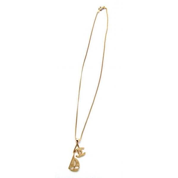 CHANEL シャネル ネックレス ゴールド ヨット ココマーク マリン 
