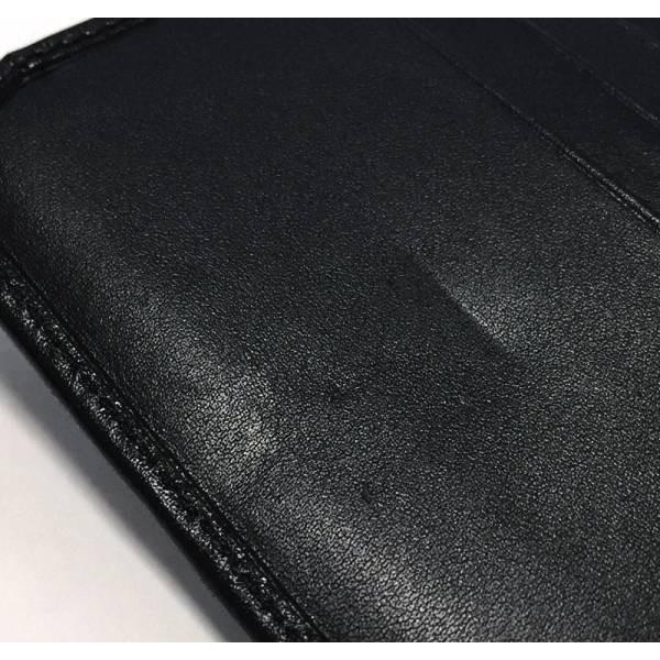 未使用 グッチ 財布 タイガー 二つ折り レザー ブラック 黒 レディース 