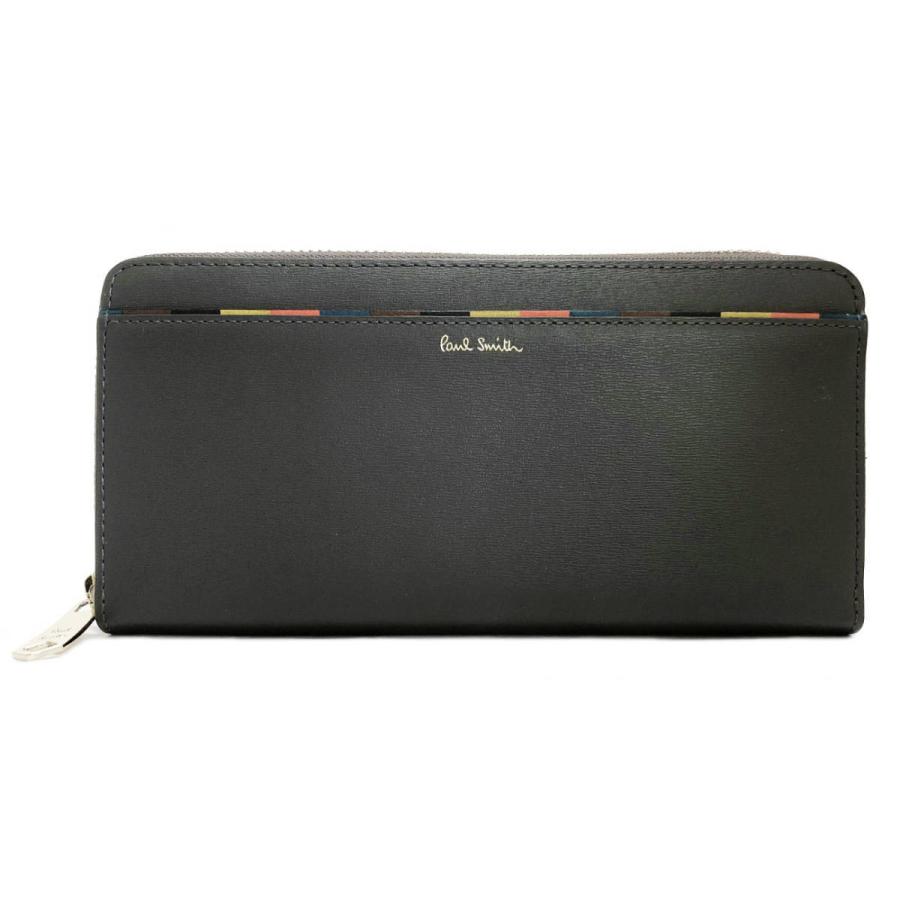 Paul Smith（ポール・スミス） 未使用 財布 ラウンドファスナー カーキ